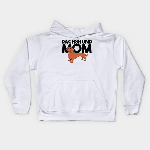 Dachshund mom Kids Hoodie by Max